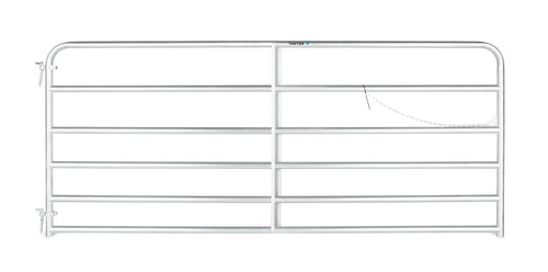 Tarter Galvanized 6 Bar Tube Gate