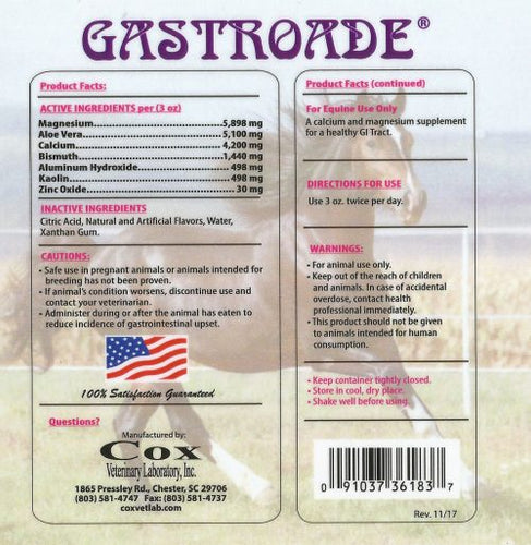 Cox Veterinary Laboratory Gastroade Calcium Supplement
