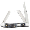 Case Knives Smooth Blue Curly Oak Medium Stockman