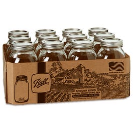 Mason Jars, Regular Mouth, Smooth Size