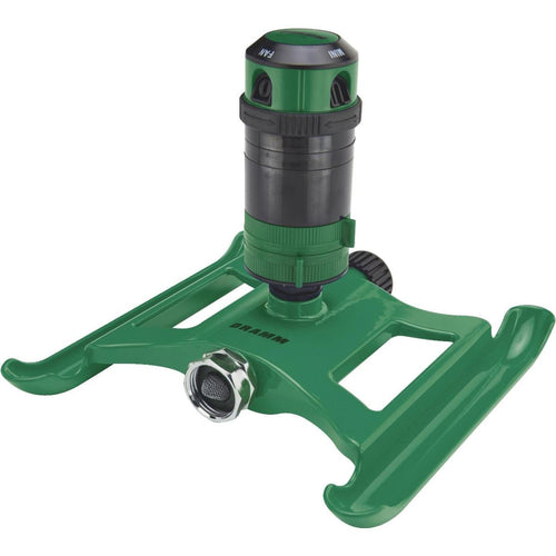 Dramm Metal Adjustable Green Gear Drive Sprinkler