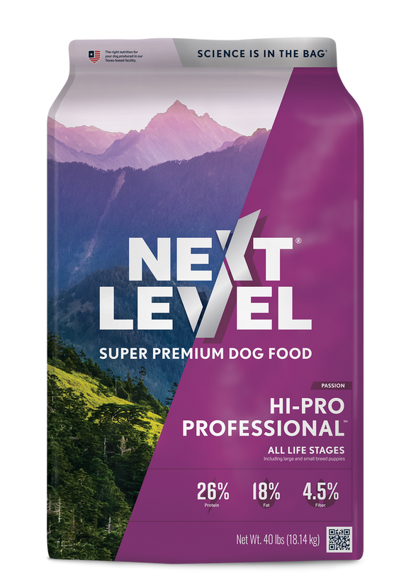 Next Level Super Premium Dog Food Hi-Pro Professional