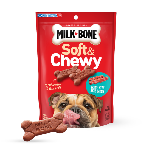 Milk-Bone Soft & Chewy With Real Bacon Treats for Dogs (5.6 oz)